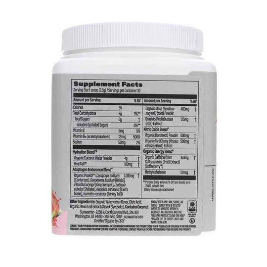 Active Energy Pre Workout, SUW